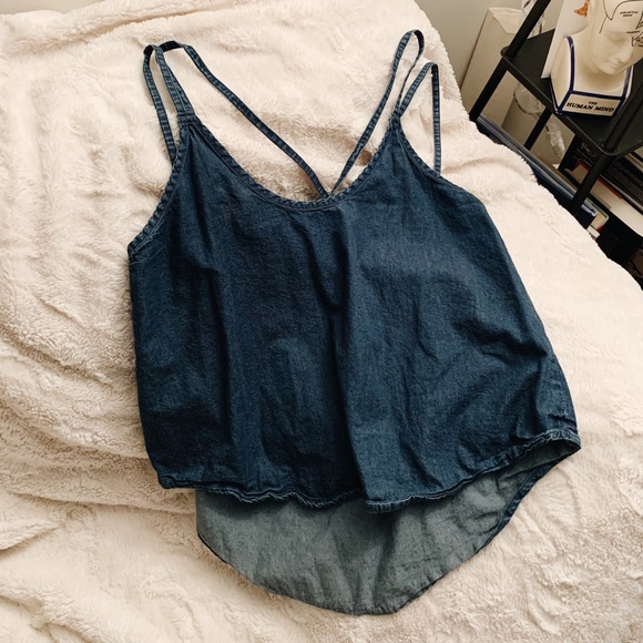 BOOHOO denim tank top - Picture 1 of 6